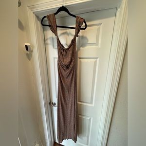 Flynn Skye Bardot Maxi Dress Size Medium